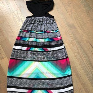 bebe maxi dress
